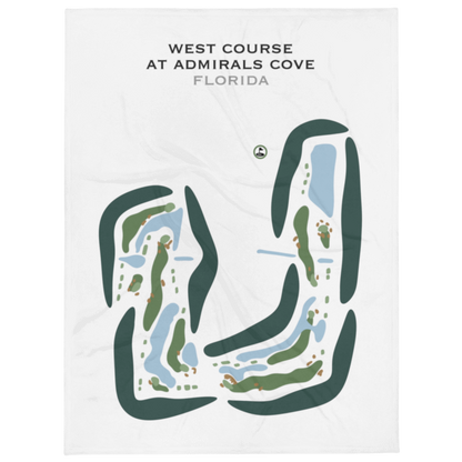 West Course at Admirals Cove, Florida - Printed Golf Courses