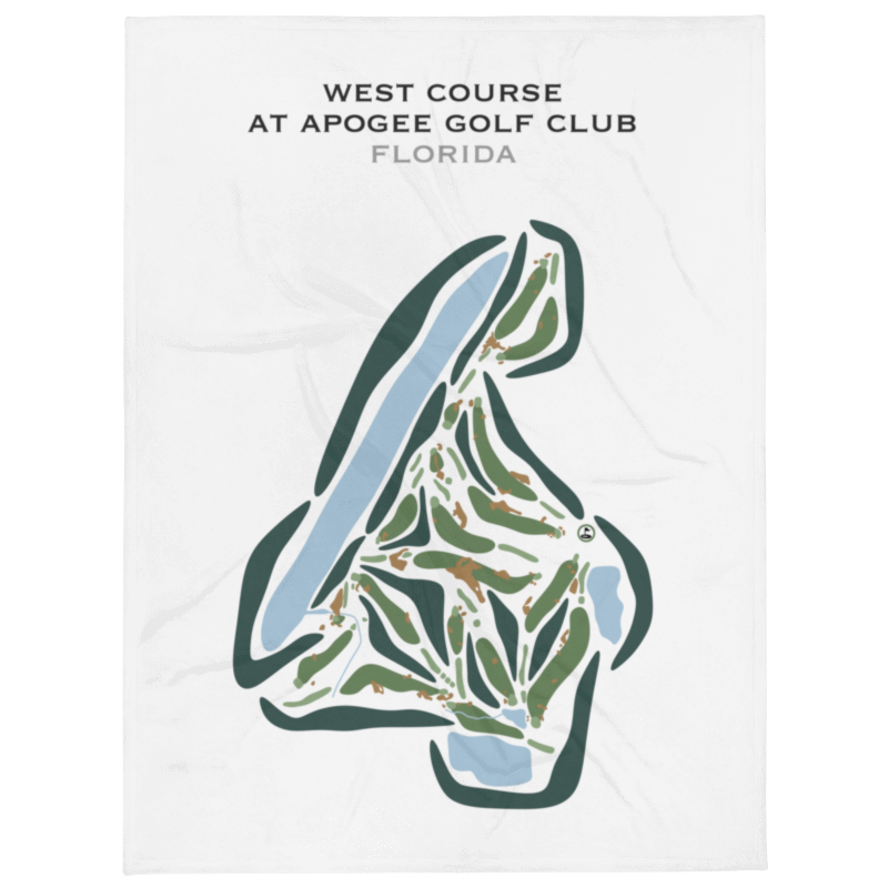 West Course at Apogee Golf Club, Florida - Printed Golf Courses