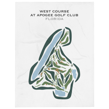 West Course at Apogee Golf Club, Florida - Printed Golf Courses