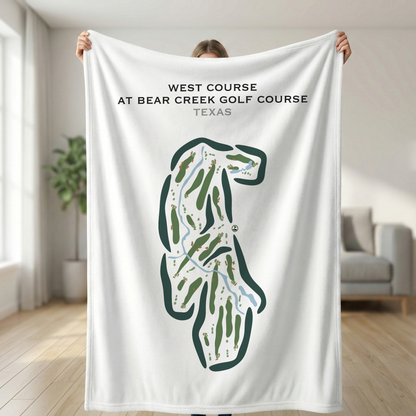 West Course at Bear Creek Golf Club, Texas - Printed Golf Courses