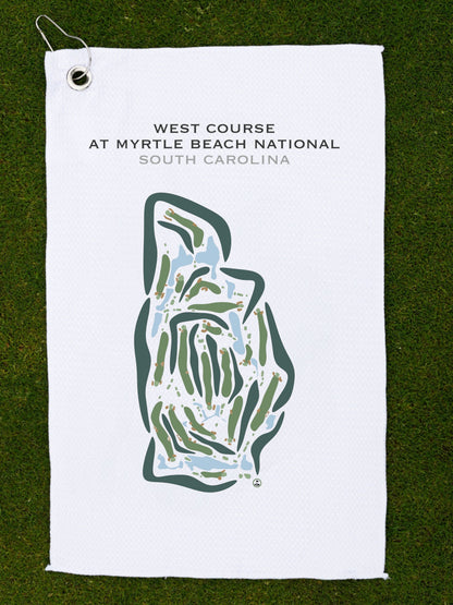 West Course at Myrtle Beach National, South Carolina - Printed Golf Courses