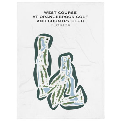 West at Orangebrook Golf and Country Club, Florida - Printed Golf Courses