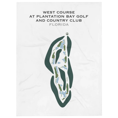 West Course at Plantation Bay Golf & Country Club, Florida - Printed Golf Courses