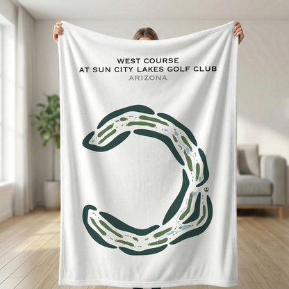 West Course at Sun City Lakes Golf Club, Arizona - Printed Golf Courses