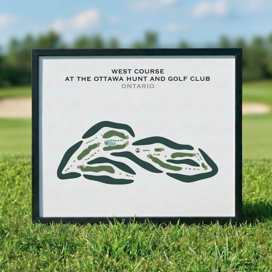 West Course at The Ottawa Hunt and Golf Club, Ontario - Printed Golf Courses