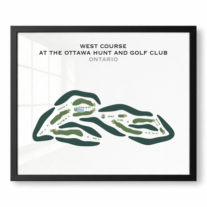 West Course at The Ottawa Hunt and Golf Club, Ontario - Printed Golf Courses