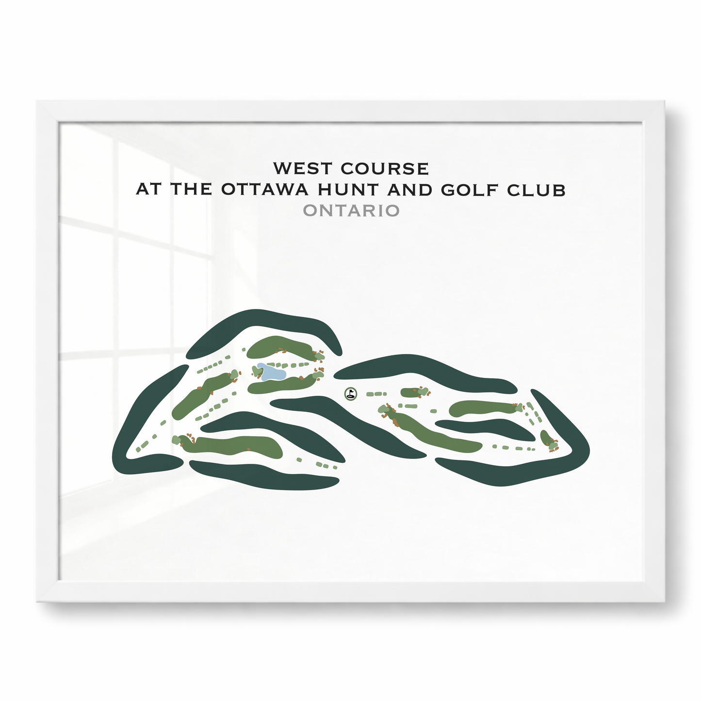 West Course at The Ottawa Hunt and Golf Club, Ontario - Printed Golf Courses