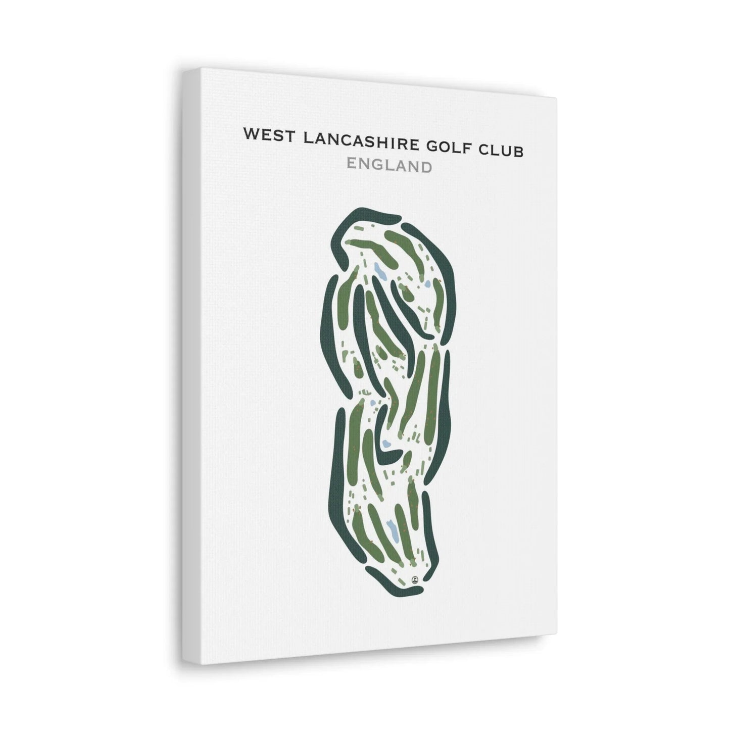 West Lancashire Golf Club, England - Printed Golf Courses