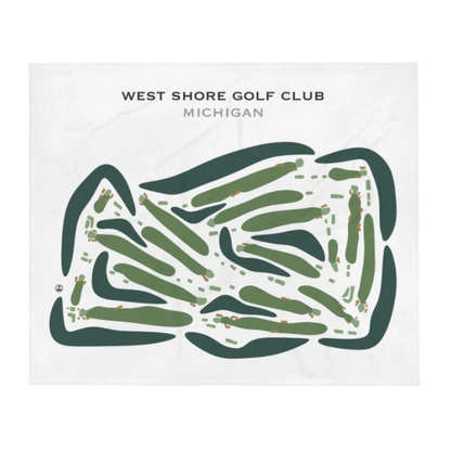 West Shore Golf Club, Michigan - Printed Golf Courses