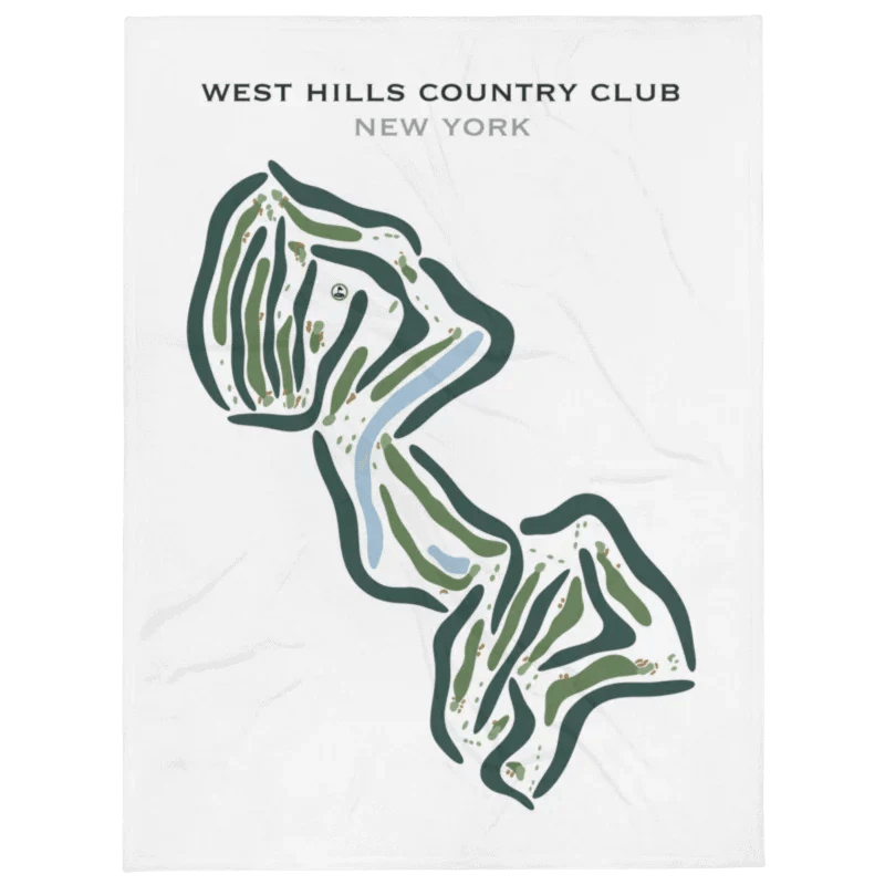 West Hills Country Club, New York - Printed Golf Courses