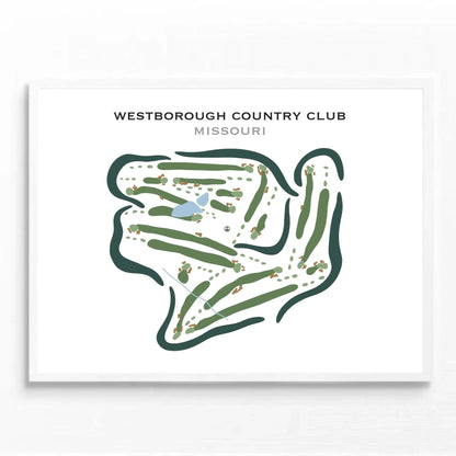 Westborough Country Club, Missouri - Printed Golf Courses