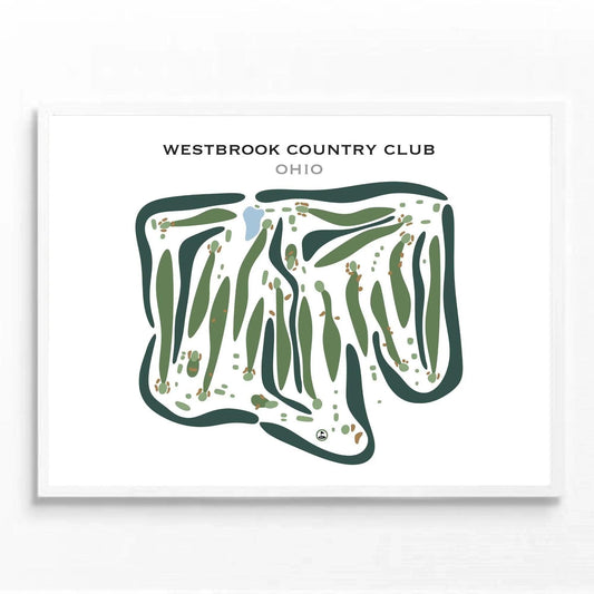 Westbrook Country Club, Ohio - Printed Golf Courses