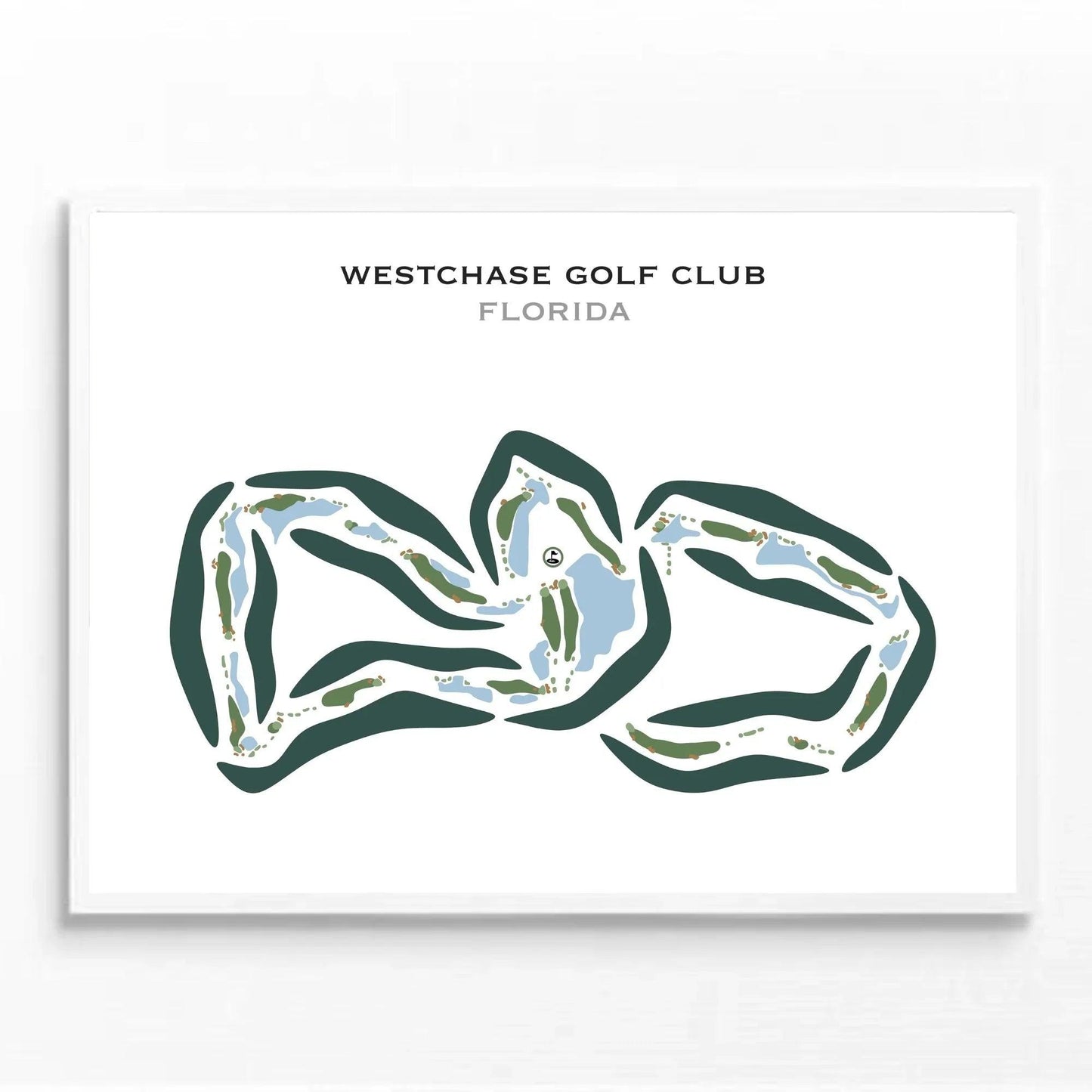 Westchase Golf Club, Florida - Printed Golf Courses.