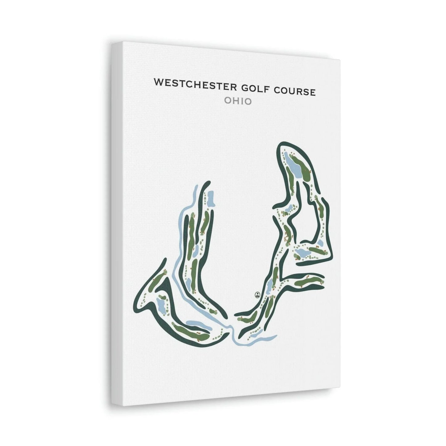 Westchester Golf Course, Ohio - Printed Golf Course