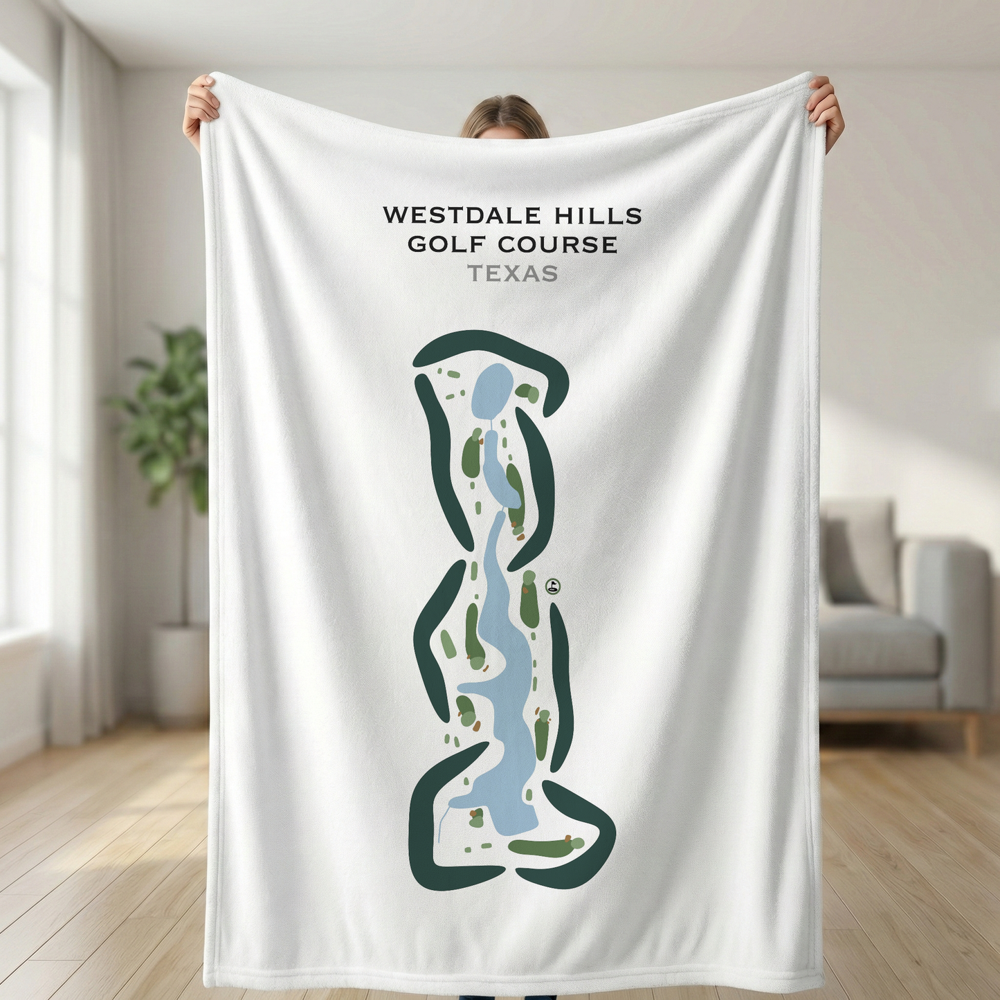 Westdale Hills Golf Course, Texas - Printed Golf Courses