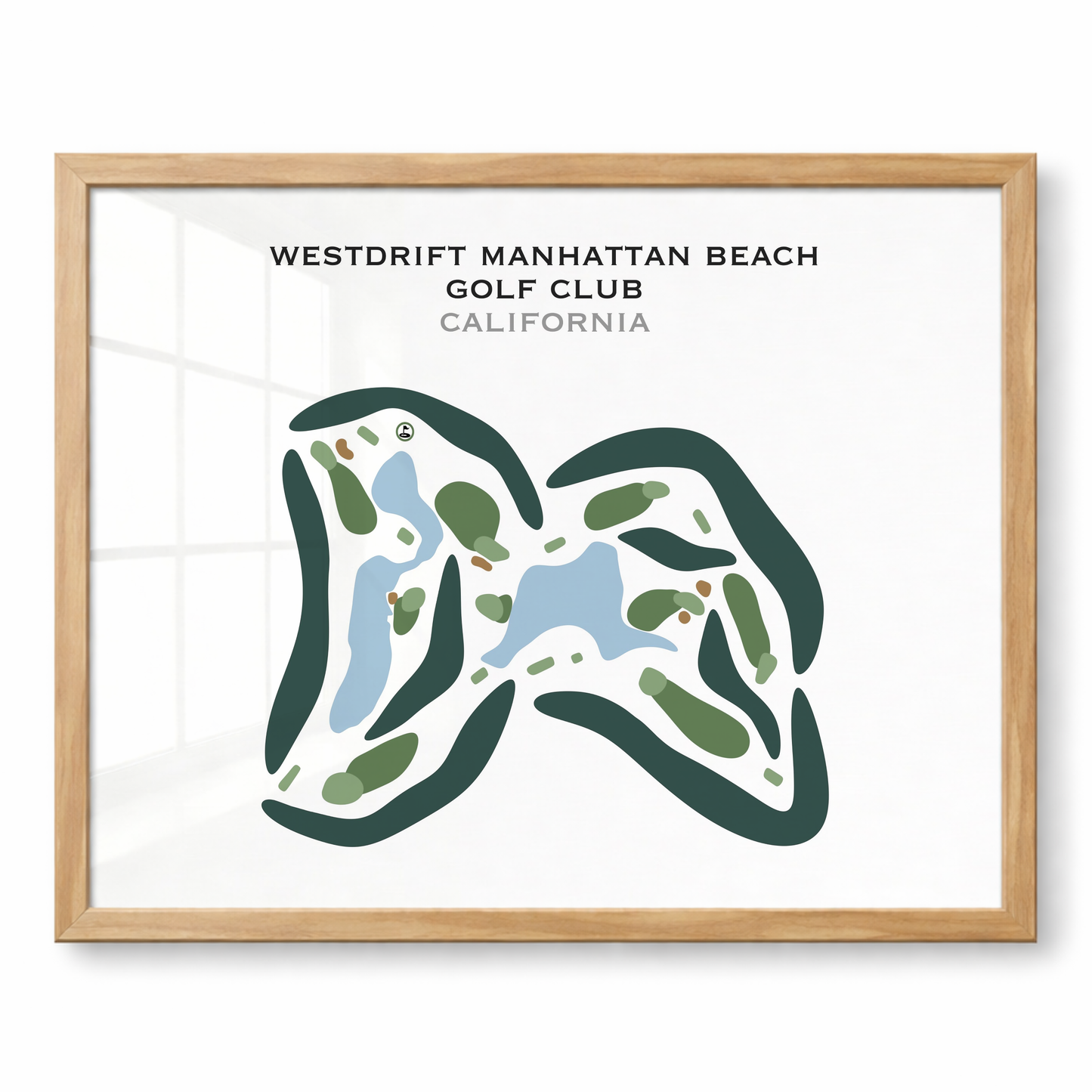Westdrift Manhattan Beach Golf Club, California - Printed Golf Courses