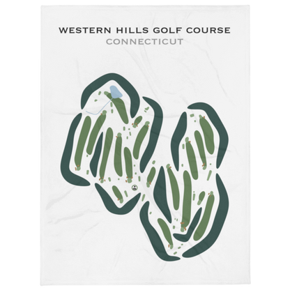 Western Hills Golf Course, Connecticut - Printed Golf Courses