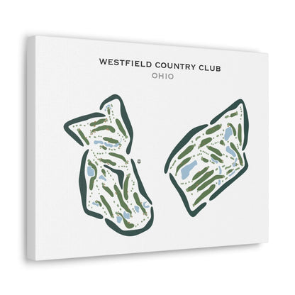 Westfield Country Club, Ohio - Printed Golf Courses