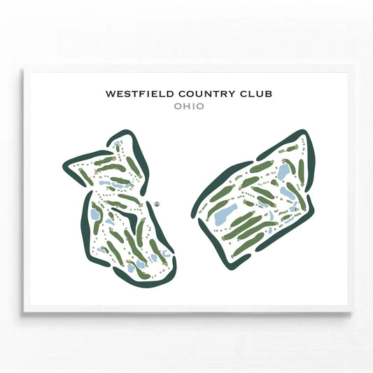 Westfield Country Club, Ohio - Printed Golf Courses