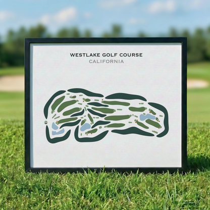 Westlake Golf Course, California - Printed Golf Courses
