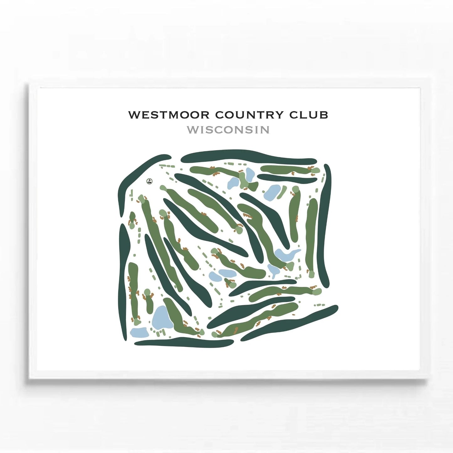 Westmoor Country Club, Wisconsin - Printed Golf Course