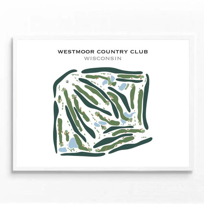 Westmoor Country Club, Wisconsin - Printed Golf Course