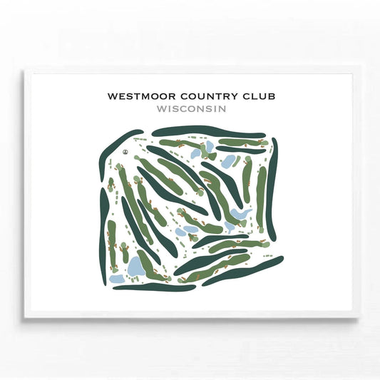 Westmoor Country Club, Wisconsin - Printed Golf Course