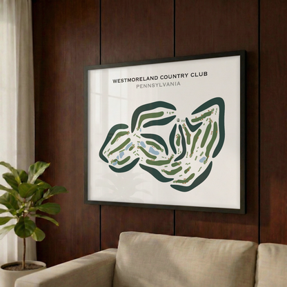 Westmoreland Country Club, Pennsylvania - Printed Golf Courses