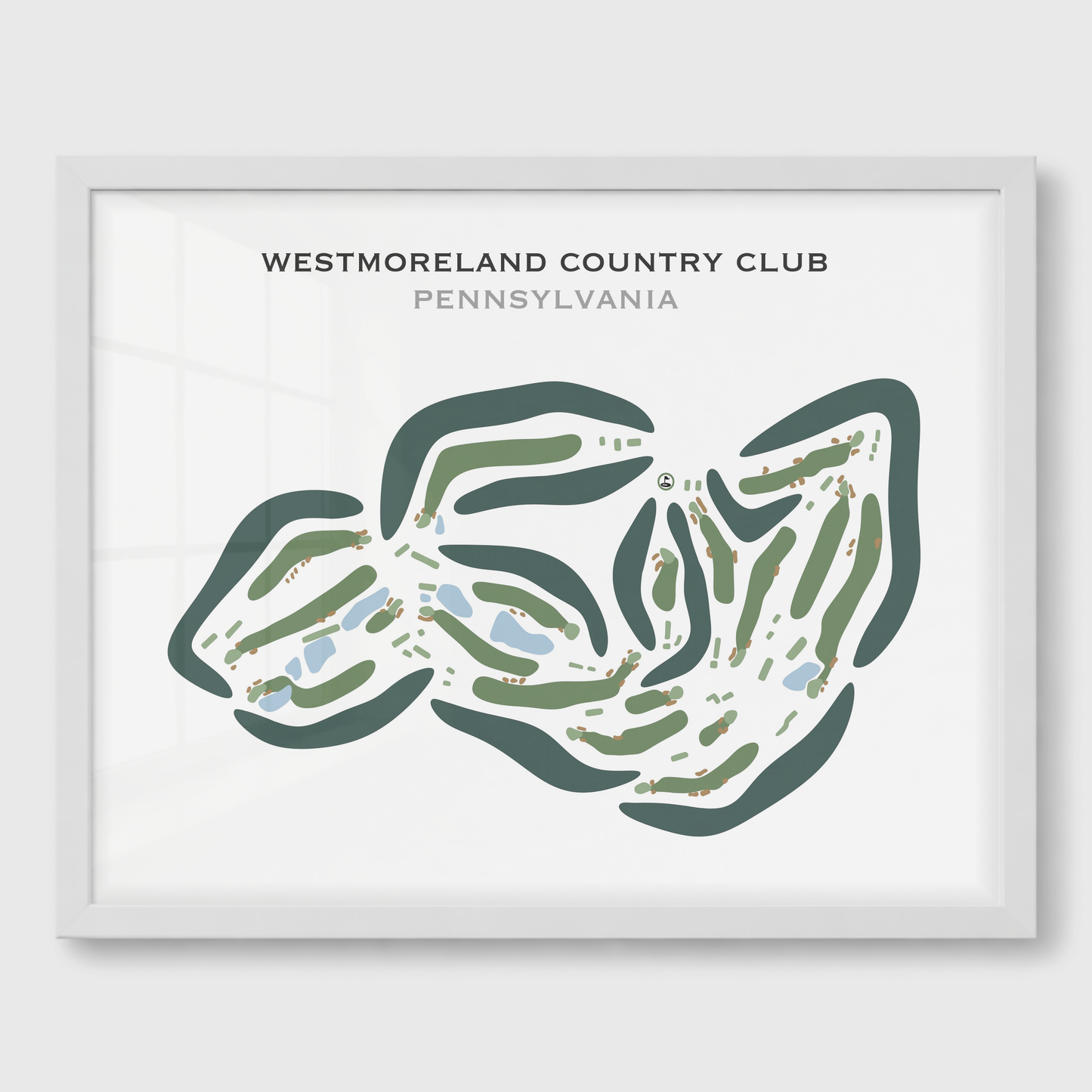 Westmoreland Country Club, Pennsylvania - Printed Golf Courses