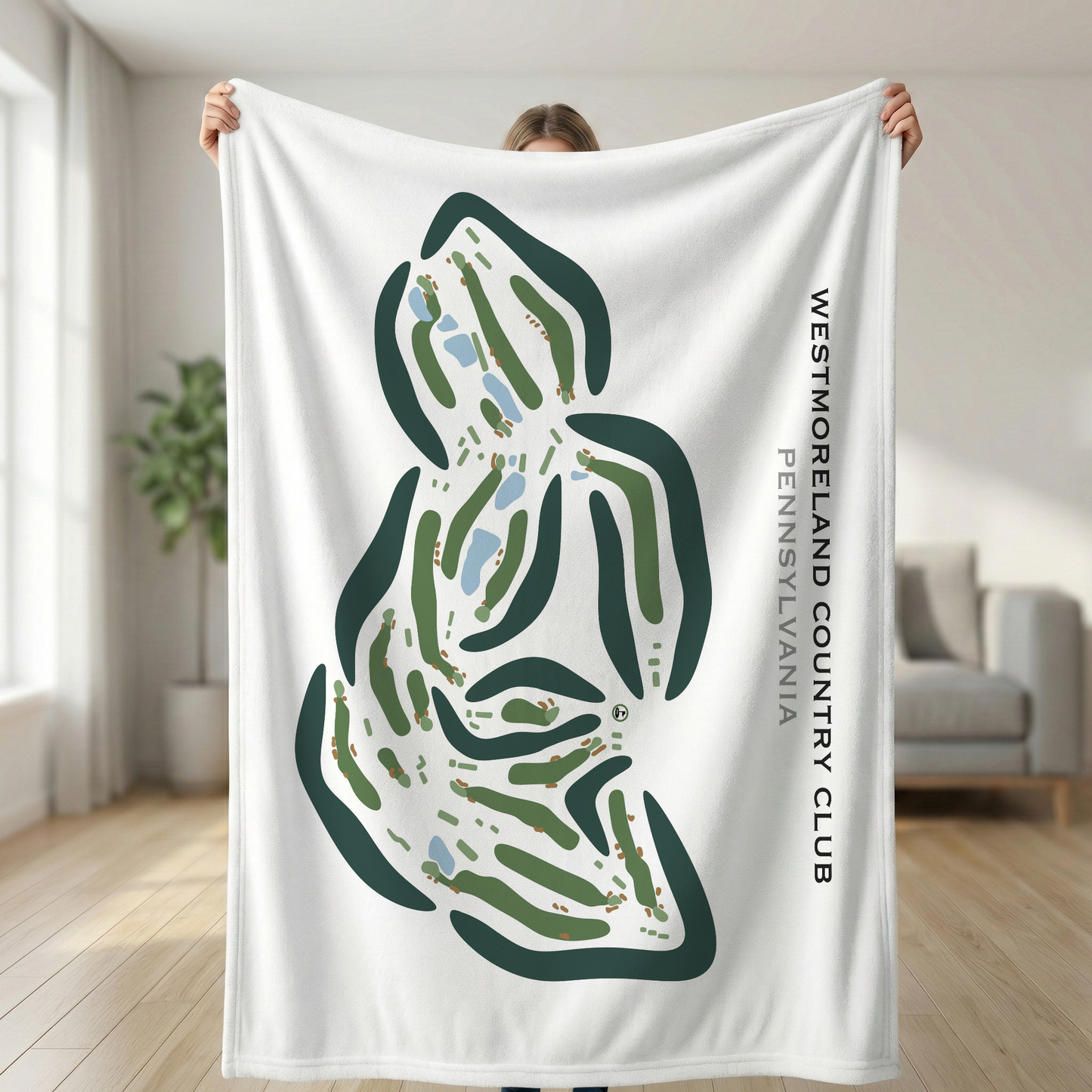 Westmoreland Country Club, Pennsylvania - Printed Golf Courses