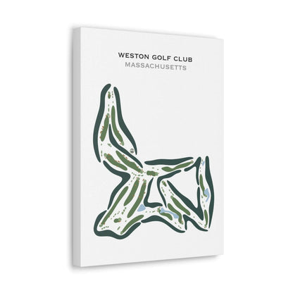 Weston Golf Club, Massachusetts - Printed Golf Courses