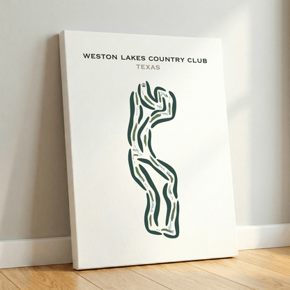 Weston Lakes Country Club, Texas - Printed Golf Courses