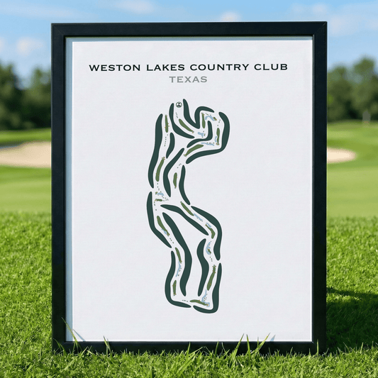 Weston Lakes Country Club, Texas - Printed Golf Courses