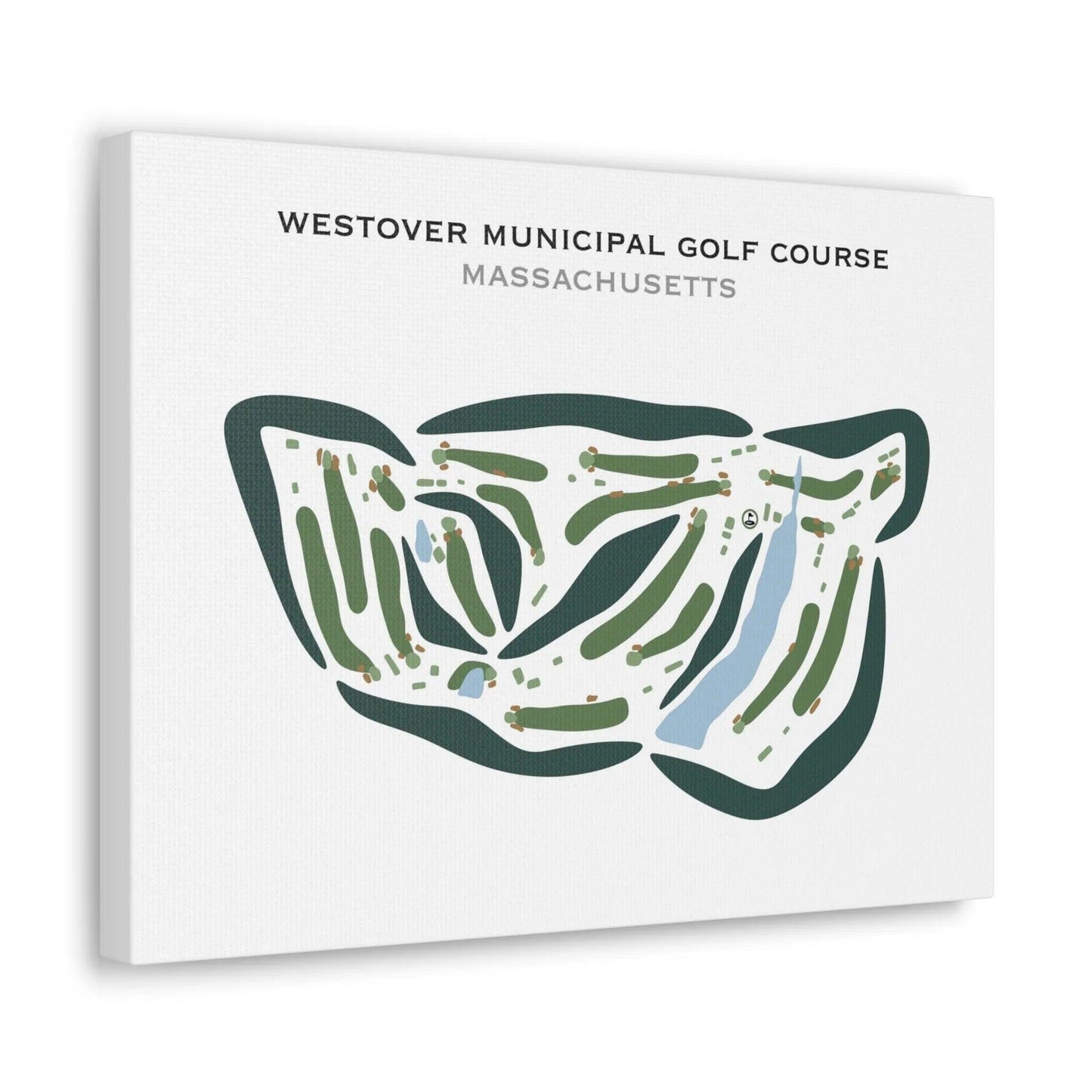 Westover Municipal Golf Course, Massachusetts - Printed Golf Courses