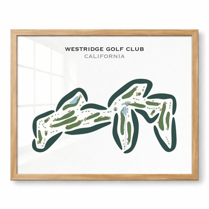 Westridge Golf Club, California - Printed Golf Courses