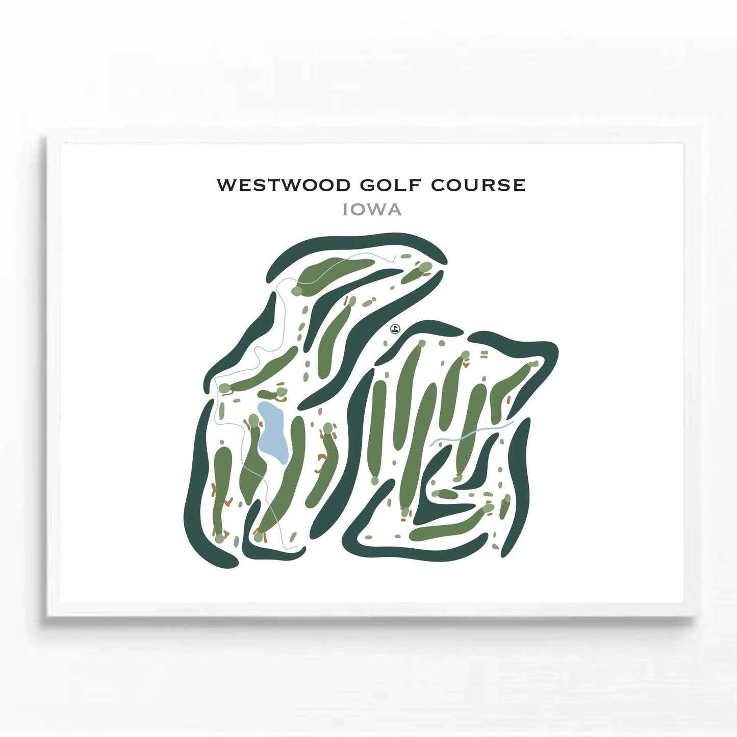 Westwood Golf Course, Iowa - Printed Golf Courses