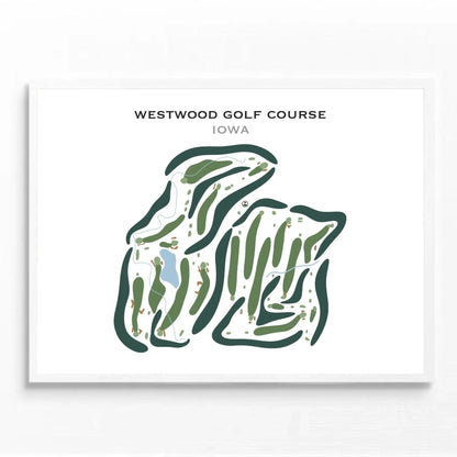 Westwood Golf Course, Iowa - Printed Golf Courses