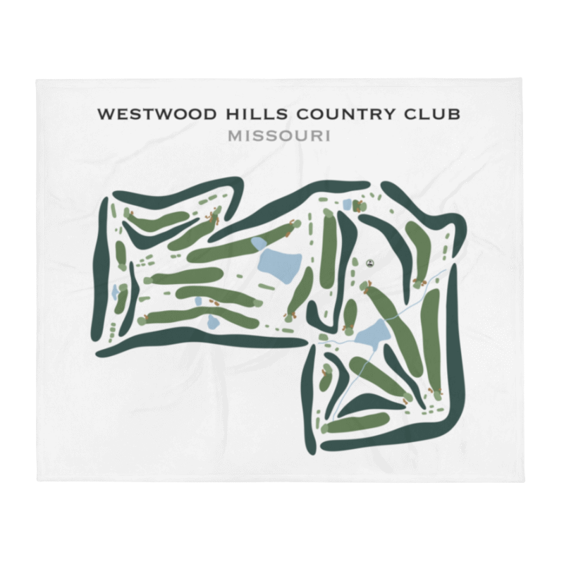 Westwood Hills Country Club, Missouri - Printed Golf Courses