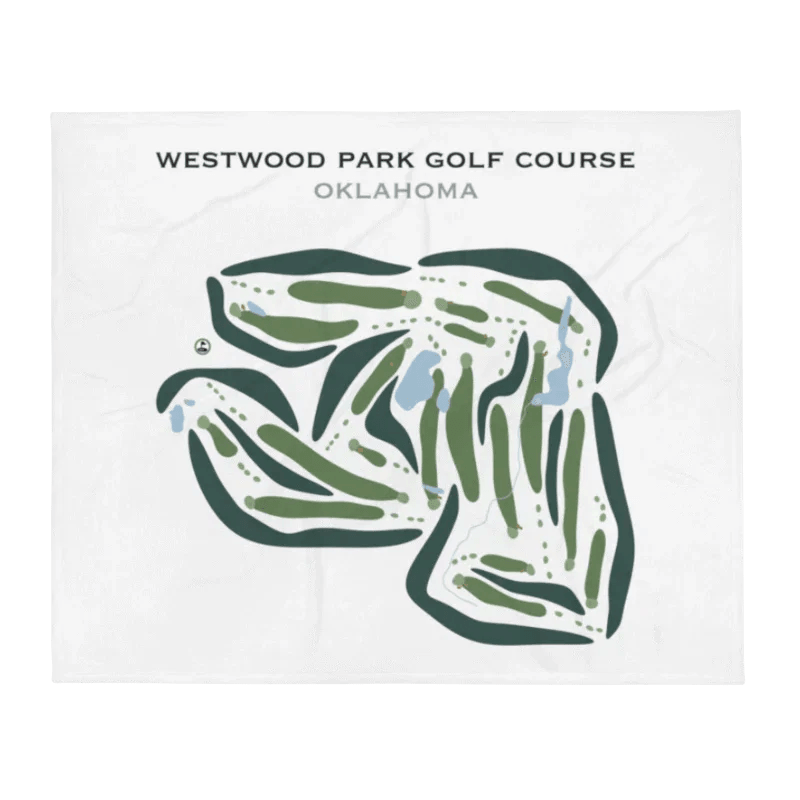Westwood Park Golf Course, Oklahoma - Printed Golf Courses