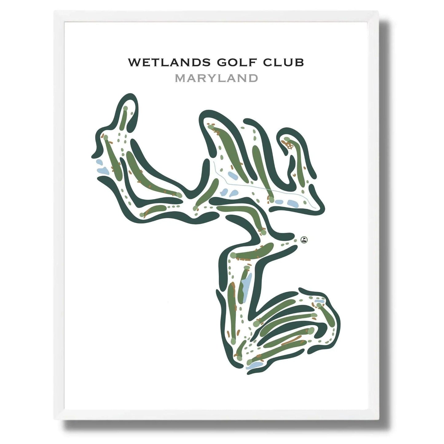 Wetlands Golf Club, Maryland - Printed Golf Courses