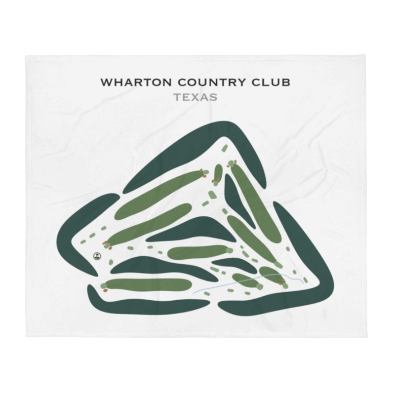 Wharton Country Club, Texas - Printed Golf Courses