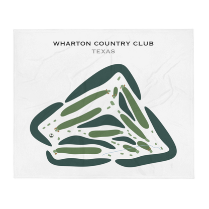 Wharton Country Club, Texas - Printed Golf Courses