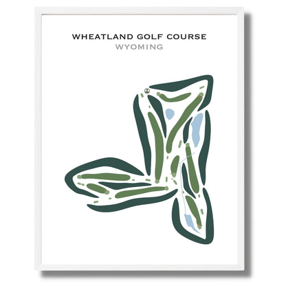 Wheatland Golf Course, Wyoming - Printed Golf Courses