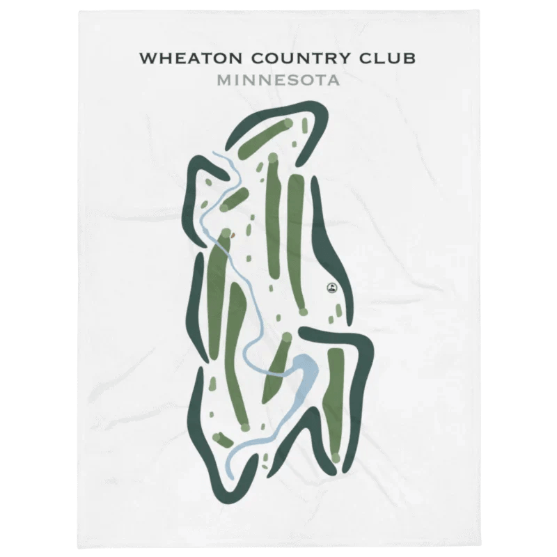 Wheaton Country Club, Minnesota - Printed Golf Courses
