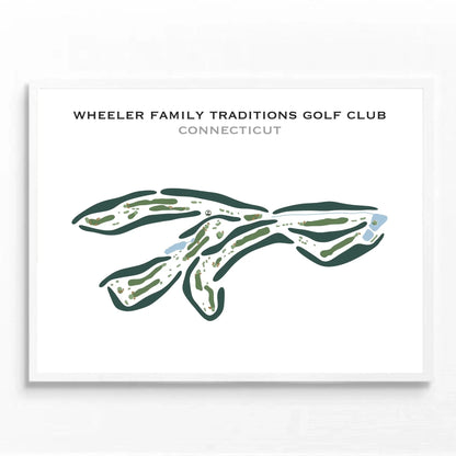 Wheeler Family Traditions Golf Club, Connecticut - Printed Golf Courses