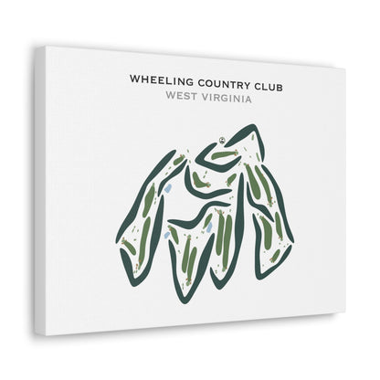 Wheeling Country Club, West Virginia - Printed Golf Courses
