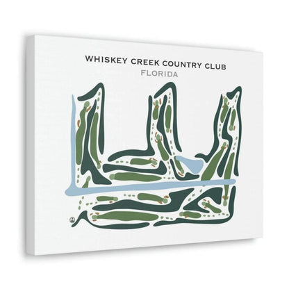 Whiskey Creek Country Club, Florida - Printed Golf Courses