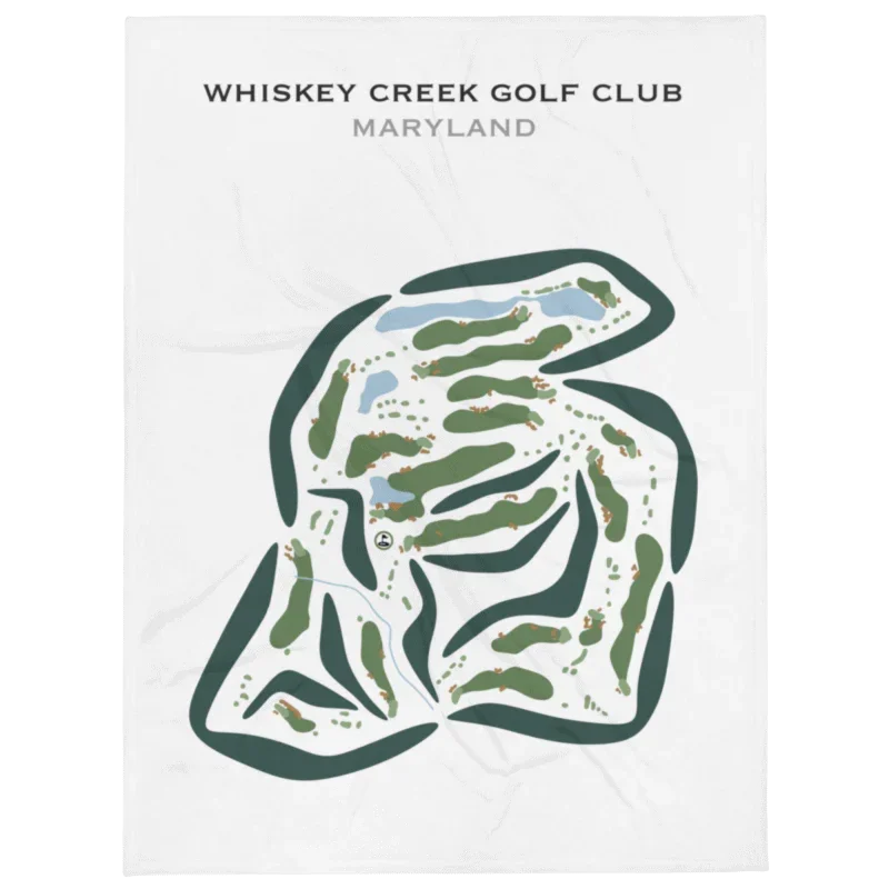 Whiskey Creek Golf Course, Maryland - Printed Golf Courses