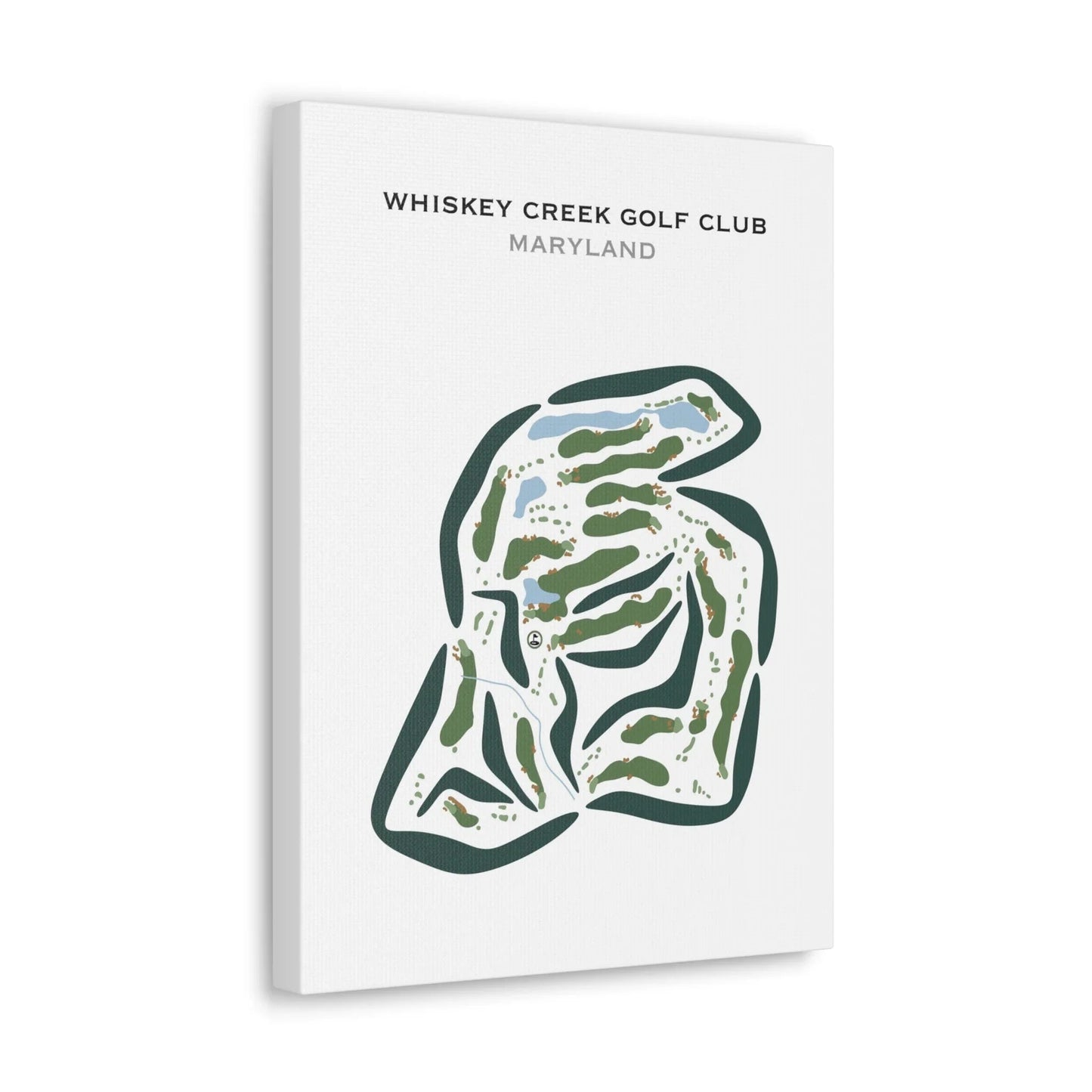 Whiskey Creek Golf Course, Maryland - Printed Golf Courses