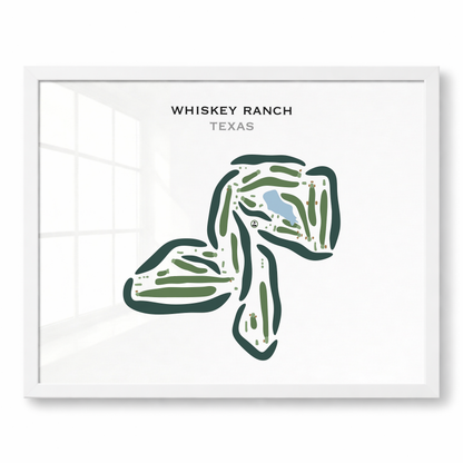 Whiskey Ranch, Texas - Printed Golf Courses